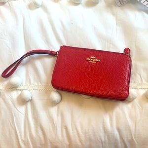 Coach Double Compartment zip wallet